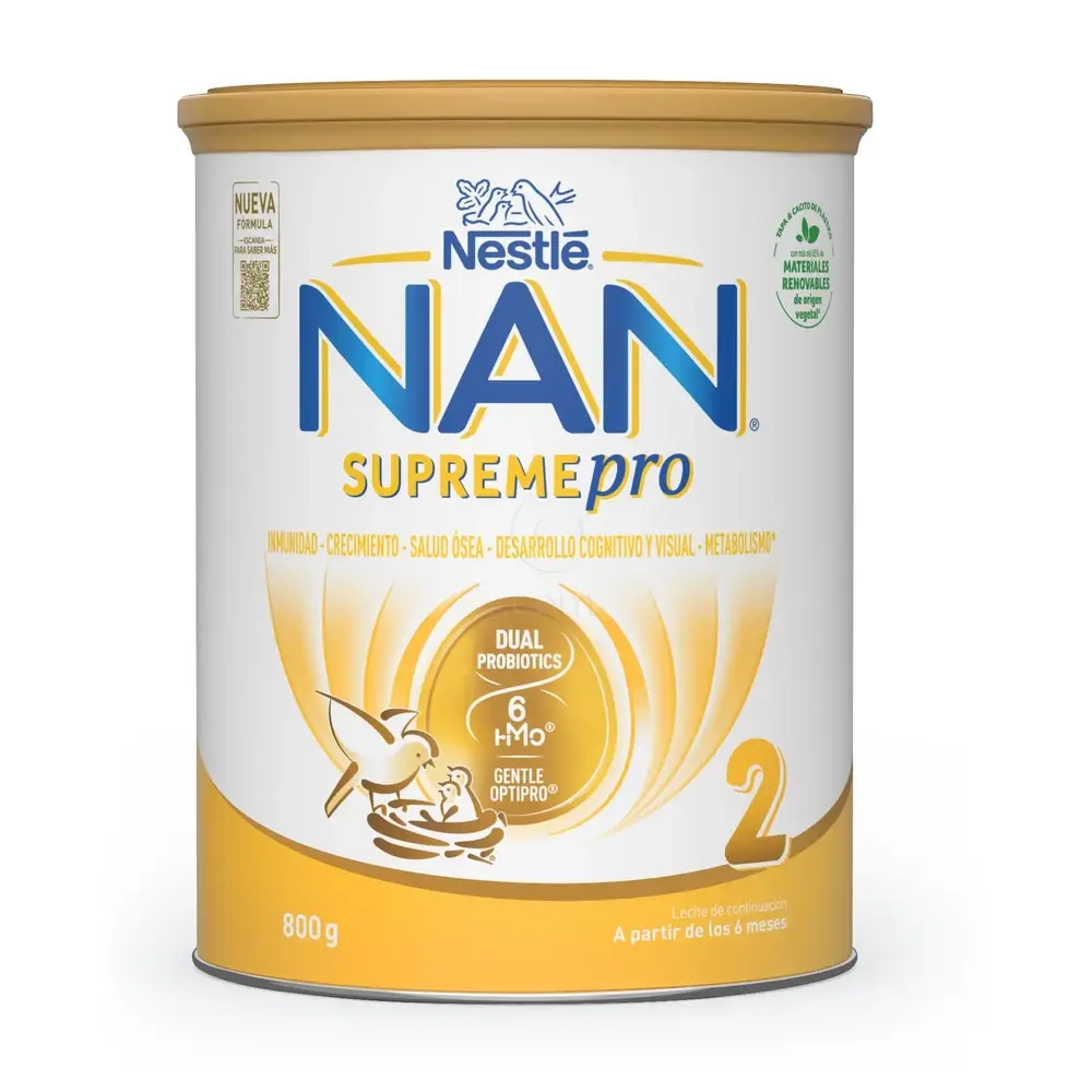 NAN SupremePro 2, nadaljevalno mleko za dojenčke od 6. do 12. meseca (800 g)