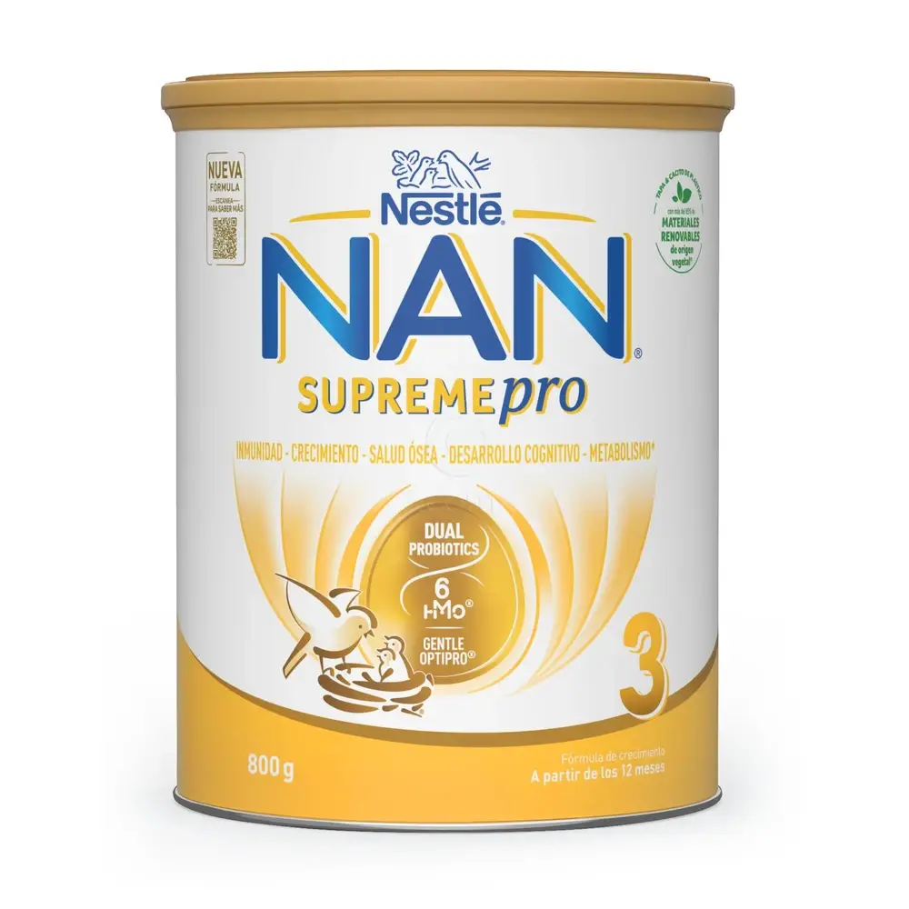 NAN SupremePro 3, nadaljevalno mleko za majhne otroke od 1. leta dalje (800 g)