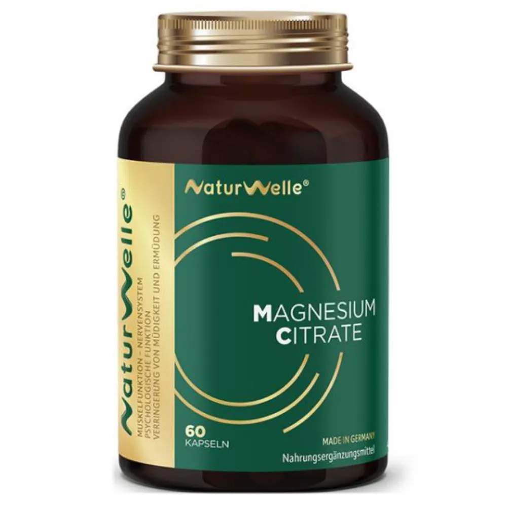 NaturWelle Magnesium Citrate, kapsule (60 kapsul)