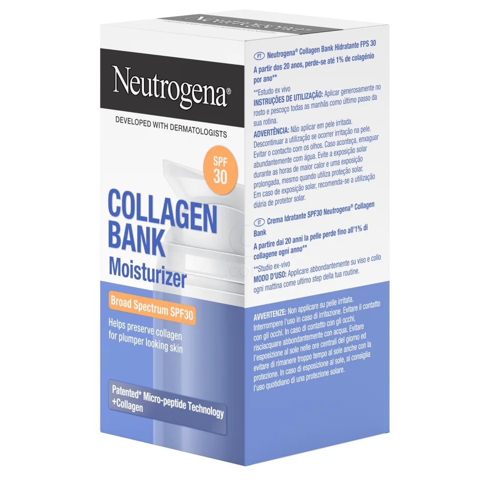 Neutrogena Collagen Bank Moisturizer, vlažilna krema - ZF30 (50 ml)