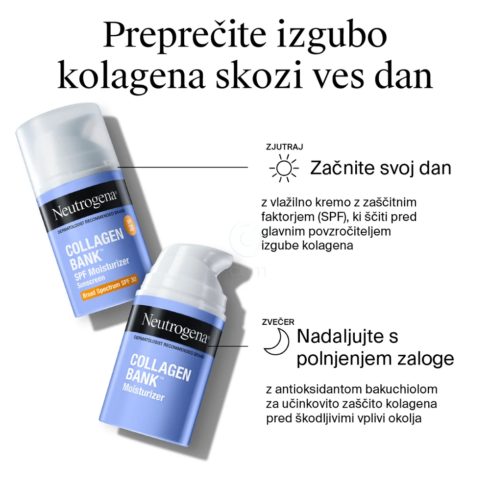 Neutrogena Collagen Bank Moisturizer, vlažilna krema - ZF30 (50 ml)