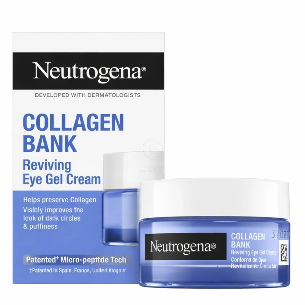 Neutrogena Collagen Bank Reviving, obnavljajoča gel krema za predel okoli oči (15 ml)
