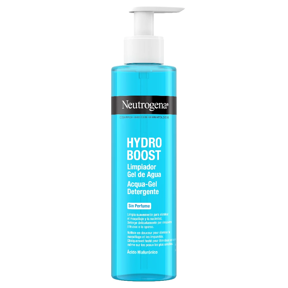 Neutrogena Hydro Boost, vlažilni čistilni gel brez dišav (200 ml)
