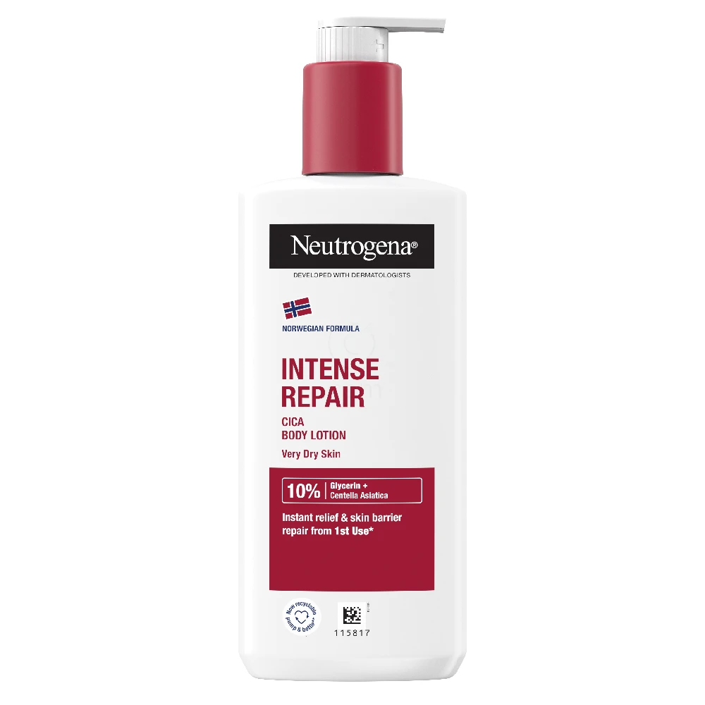 Neutrogena Intense Repair Cica, losjon za telo za suho kožo (250 ml)