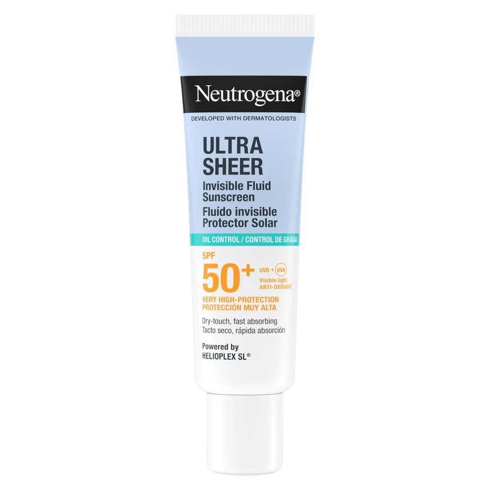 Neutrogena Ultra Sheer Oil Control, nevidni vlažilni fluid za zaščito pred soncem - ZF50+ (50 ml)