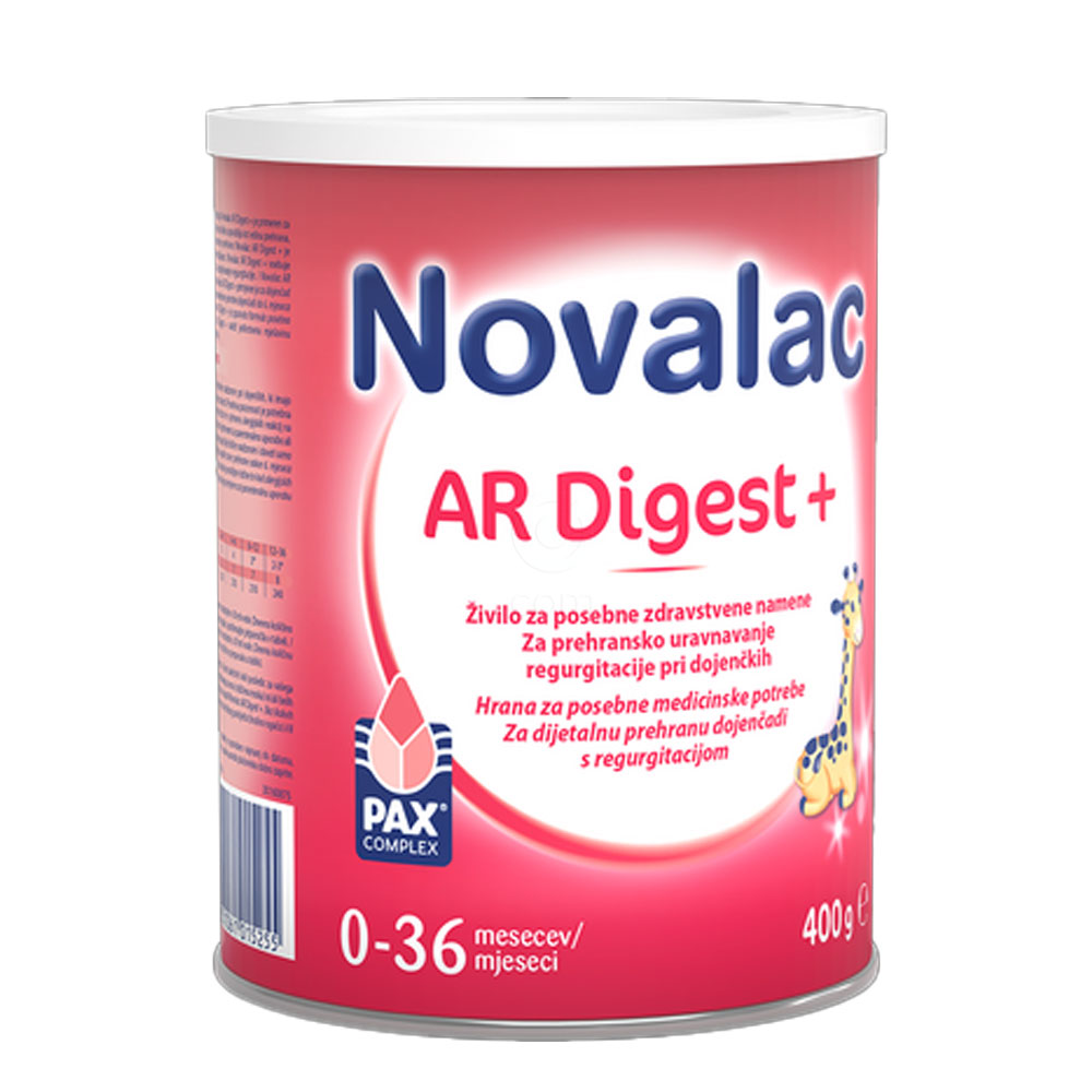 Novalac AR Digest+, mlečni nadomestek - 0-36 mesecev (400 g)