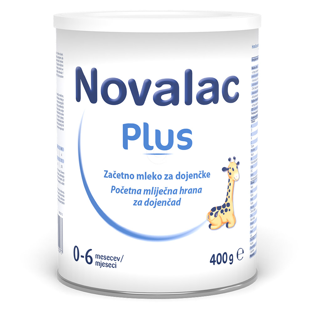 Novalac Plus, začetno mleko (0-6 mesecev) - 400 g