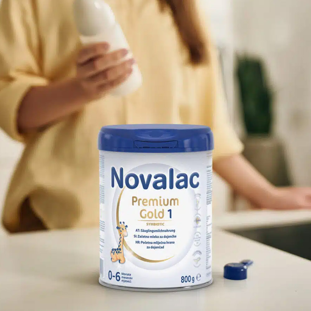 Novalac Premium Gold 1, začetno mleko za dojenčke  0 -6 m (800 g)