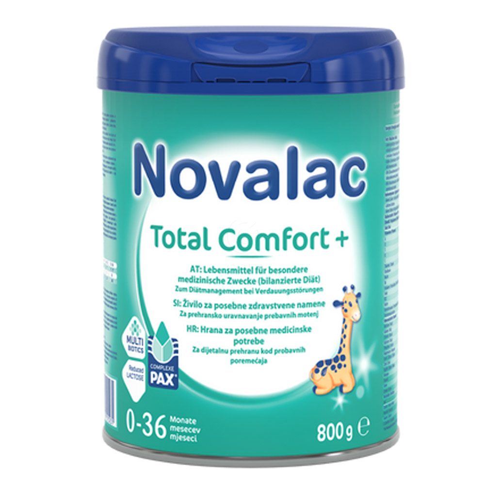 Novalac Total Comfort+, živilo za posebne zdravstvene namene 0-36 m (800 g)