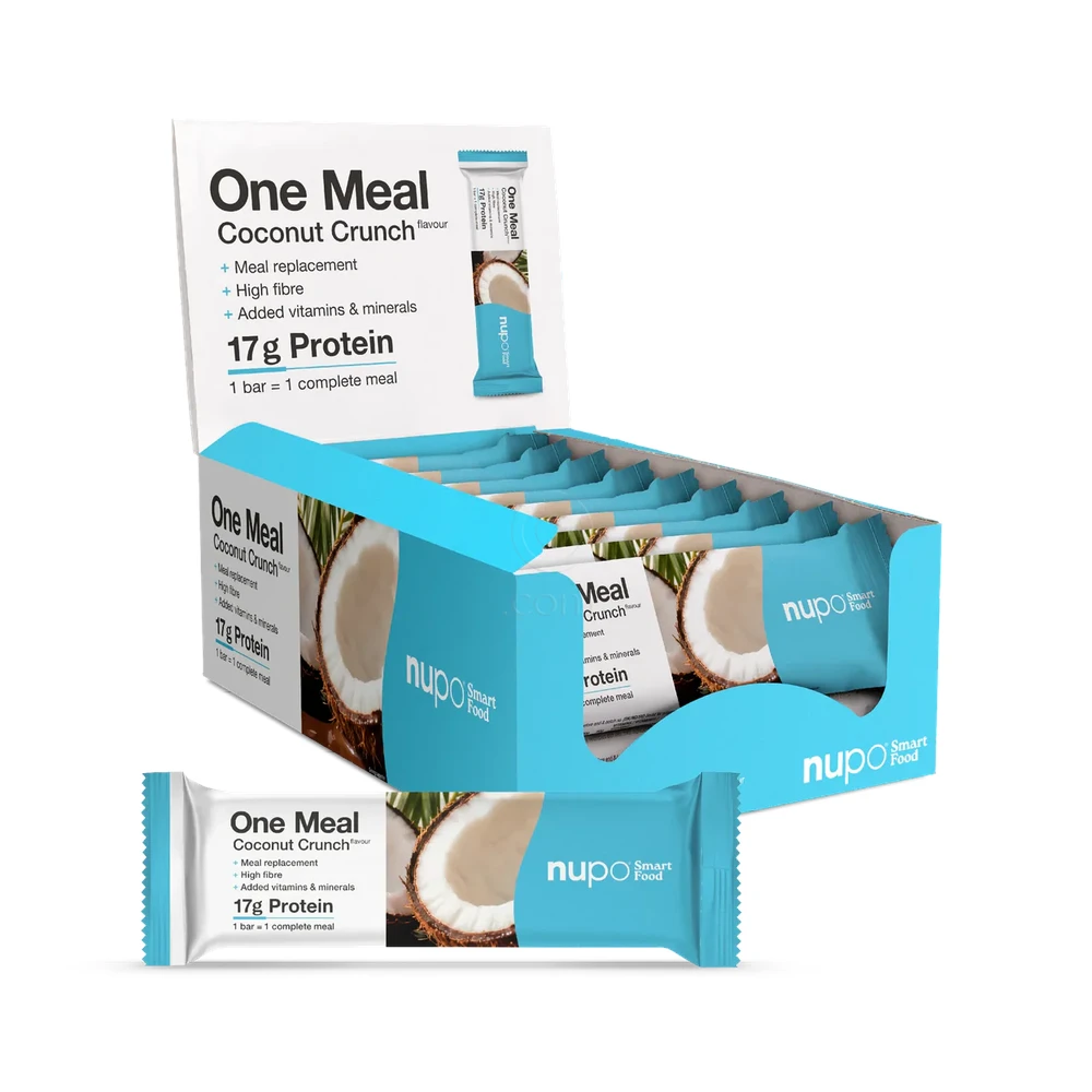 Nupo One Meal, ploščica za nadomestitev obroka - Coconut Crunch (15 x 60 g)