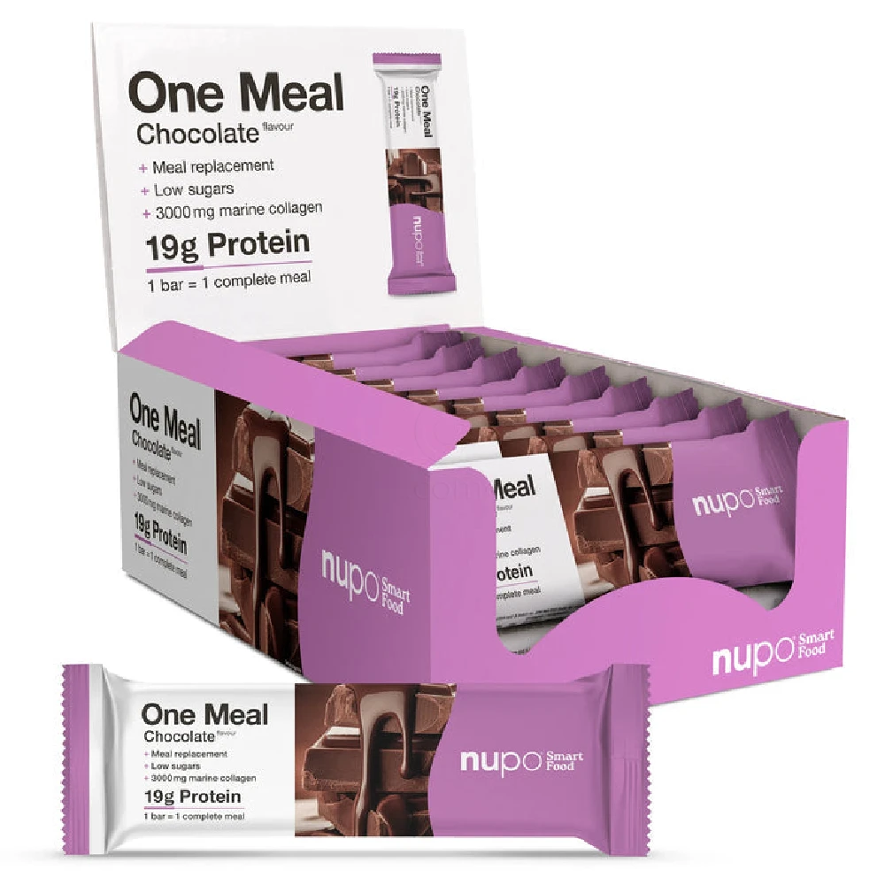 Nupo One Meal, ploščica za nadomestitev obroka - Čokolada (15 x 60 g)