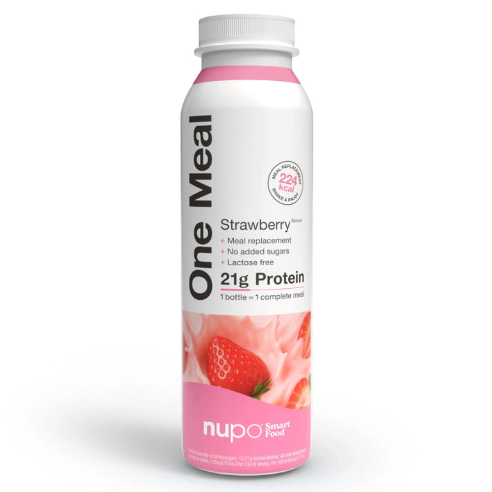 Nupo One Meal RTD, nadomestilo obroka Jagoda (12 x 330 ml)