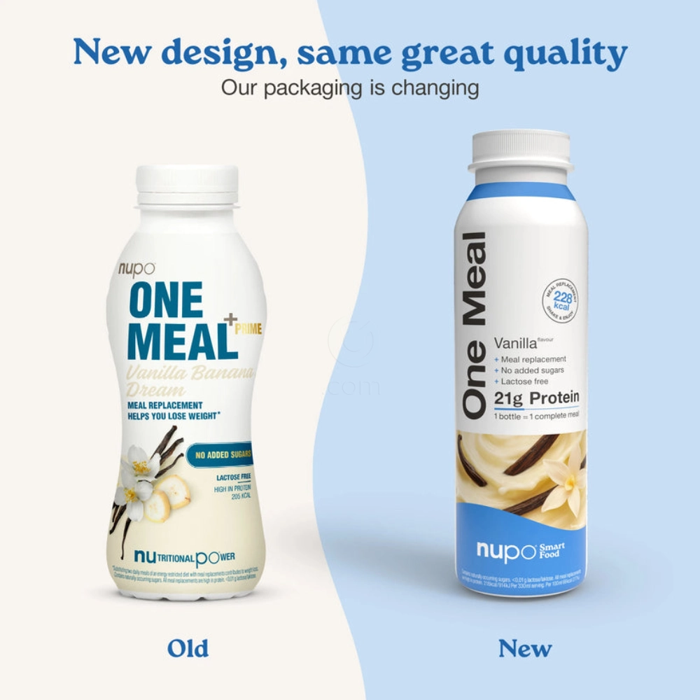 Nupo One Meal RTD, nadomestilo obroka Vanilija (12 x 330 ml)