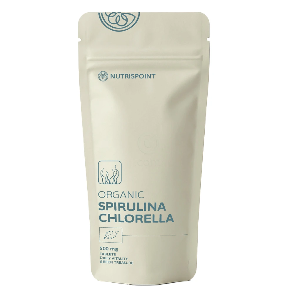 Nutrispoint Organic Spirulina + Chlorella, tablete (120 tablet)