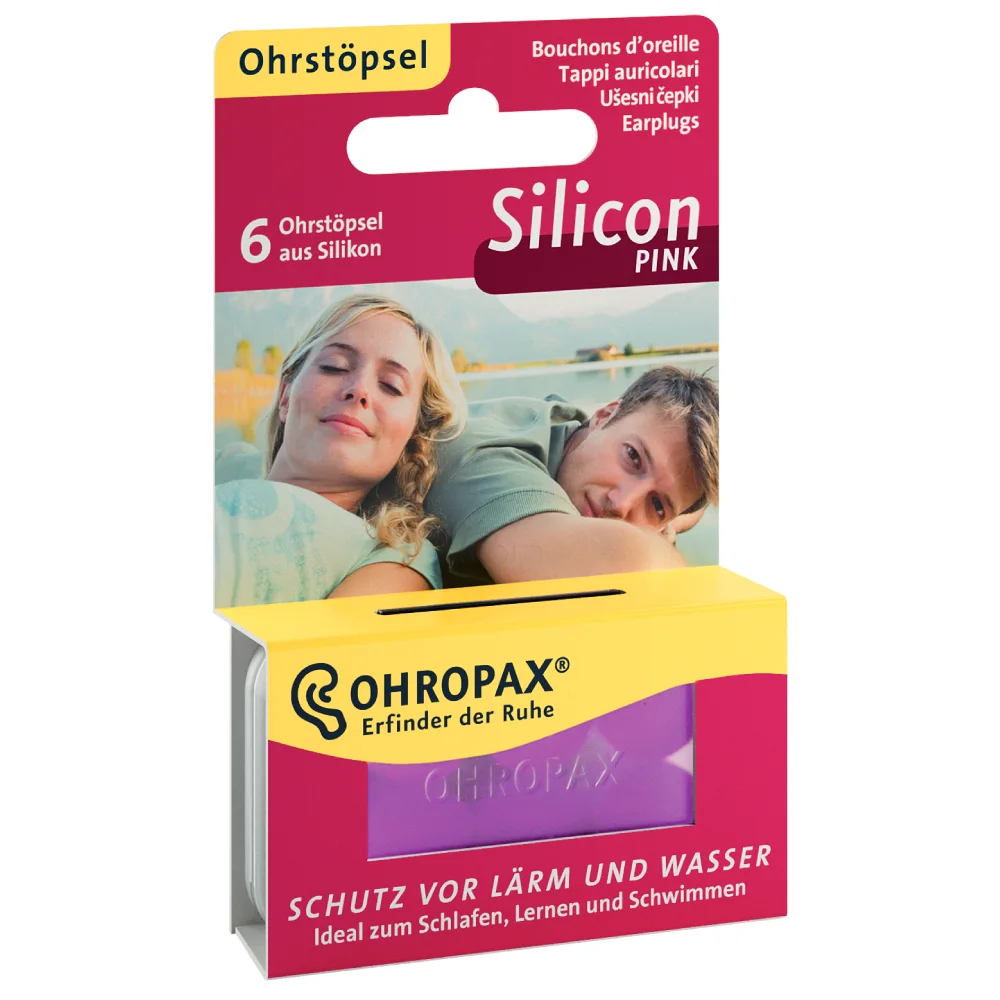 Ohropax Silicon, silikonski čepki za ušesa (6 čepkov)