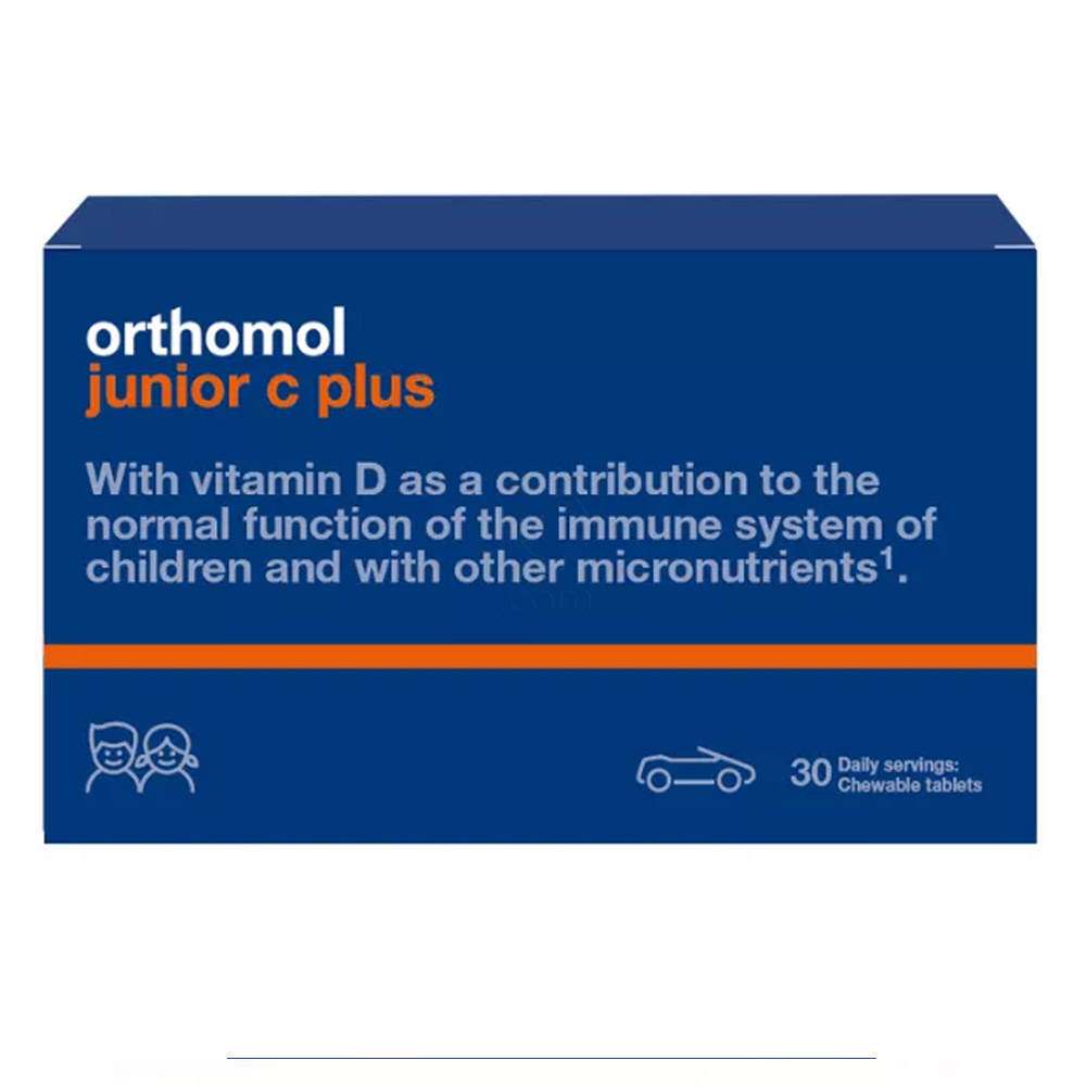 Orthomol Junior C Plus, žvečljive tablete - gozdni sadeži (90 tablet)
