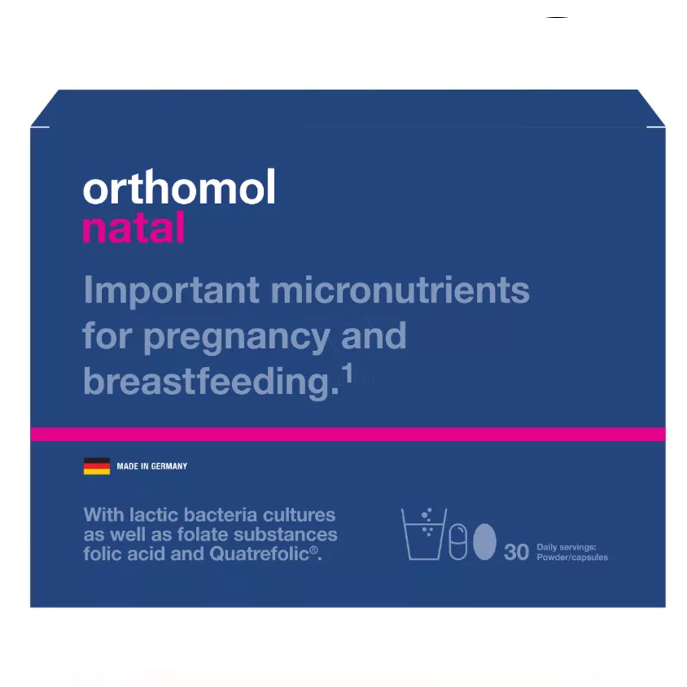 Orthomol natal, granule in kapsule (30 odmerkov)