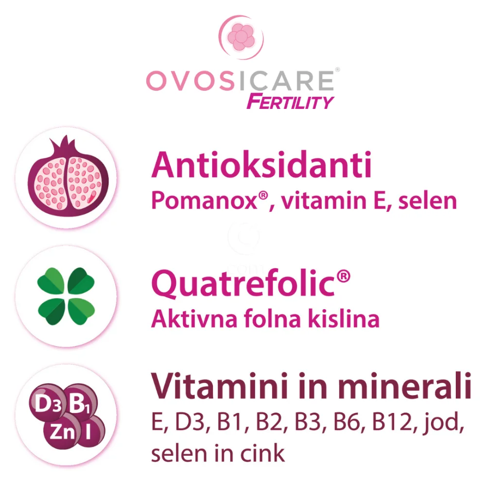 Ovosicare Fertility, trde kapsule (30 kapsul)