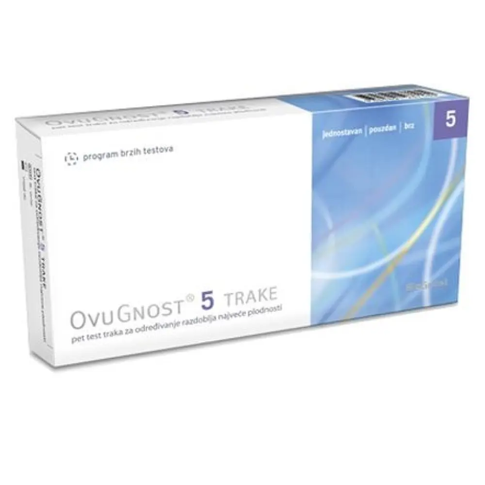 Ovugnost 5, test za ugotavljanje ovulacije (5 kosov)