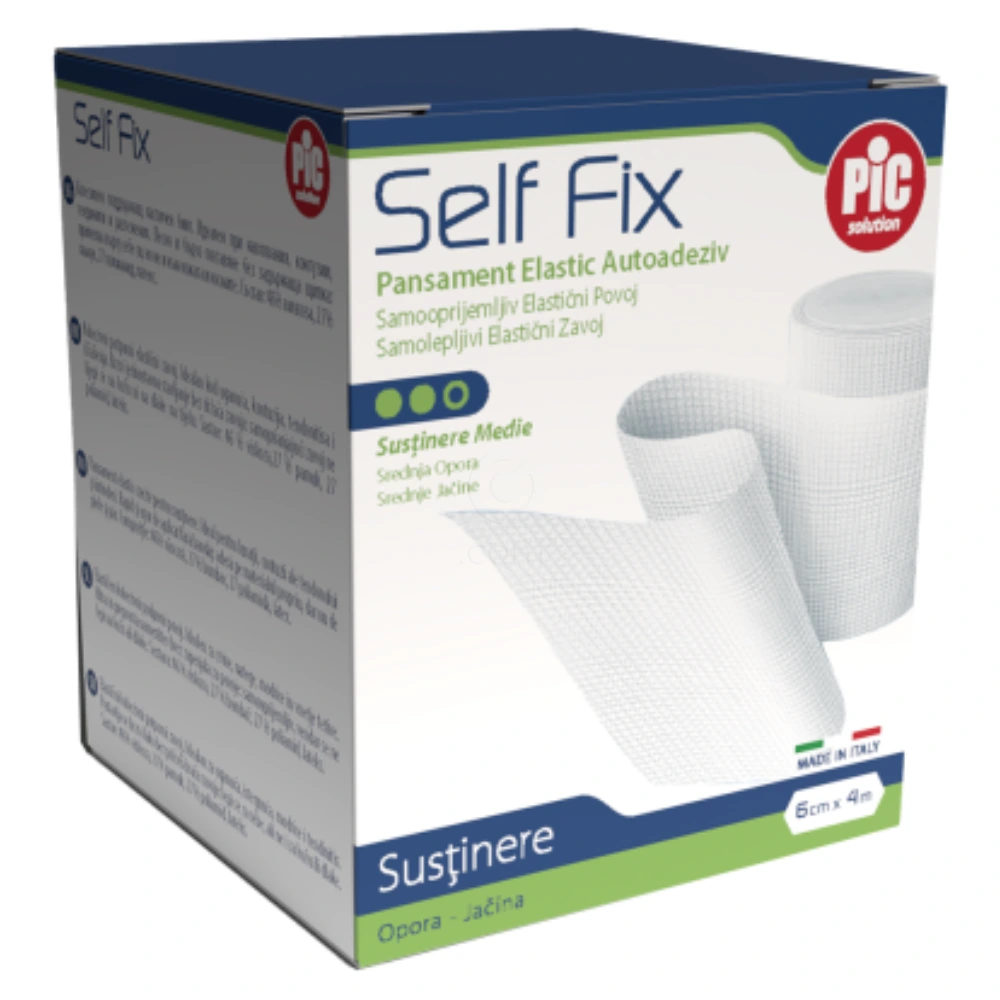 PiC Self Fix, samolepljivi pričvrstilni povoj (6 cm x 4 m)