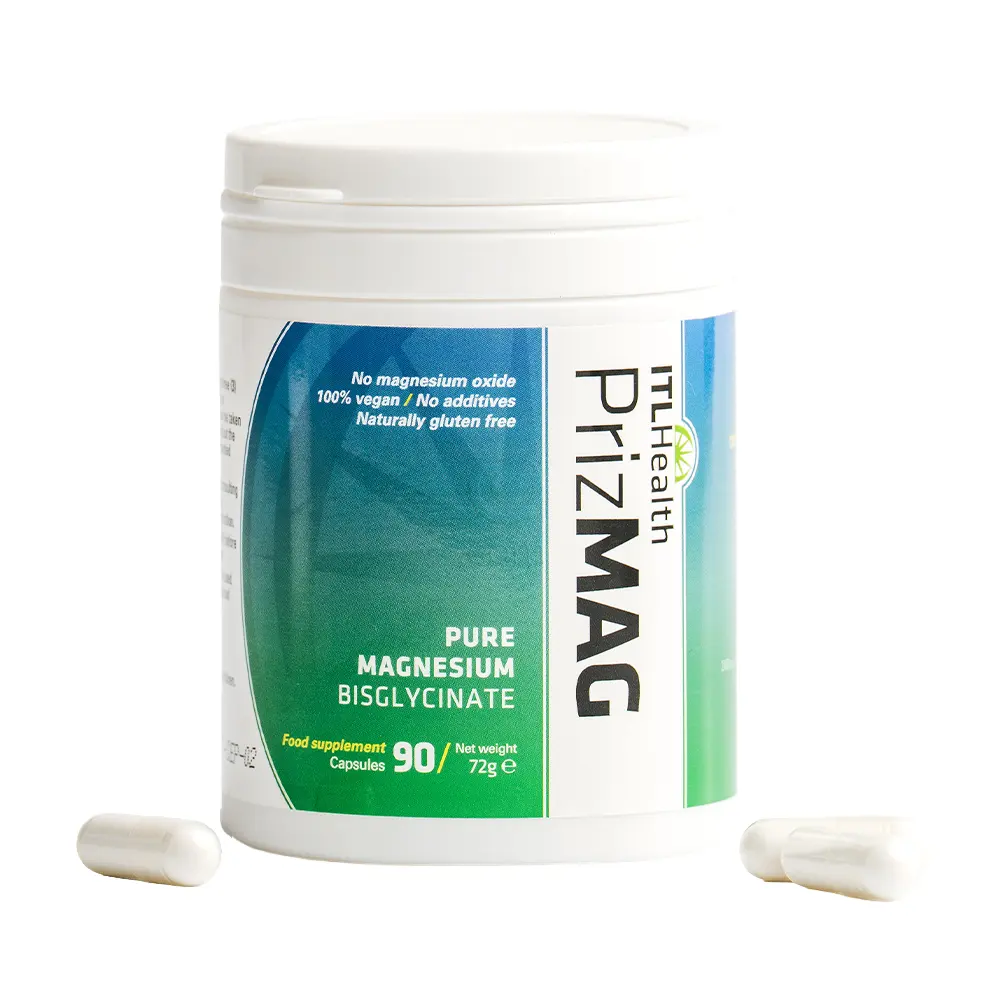 PrizMAG ITLHealth, čisti magnezijev bisglicinat - kapsule (90 kapsul)