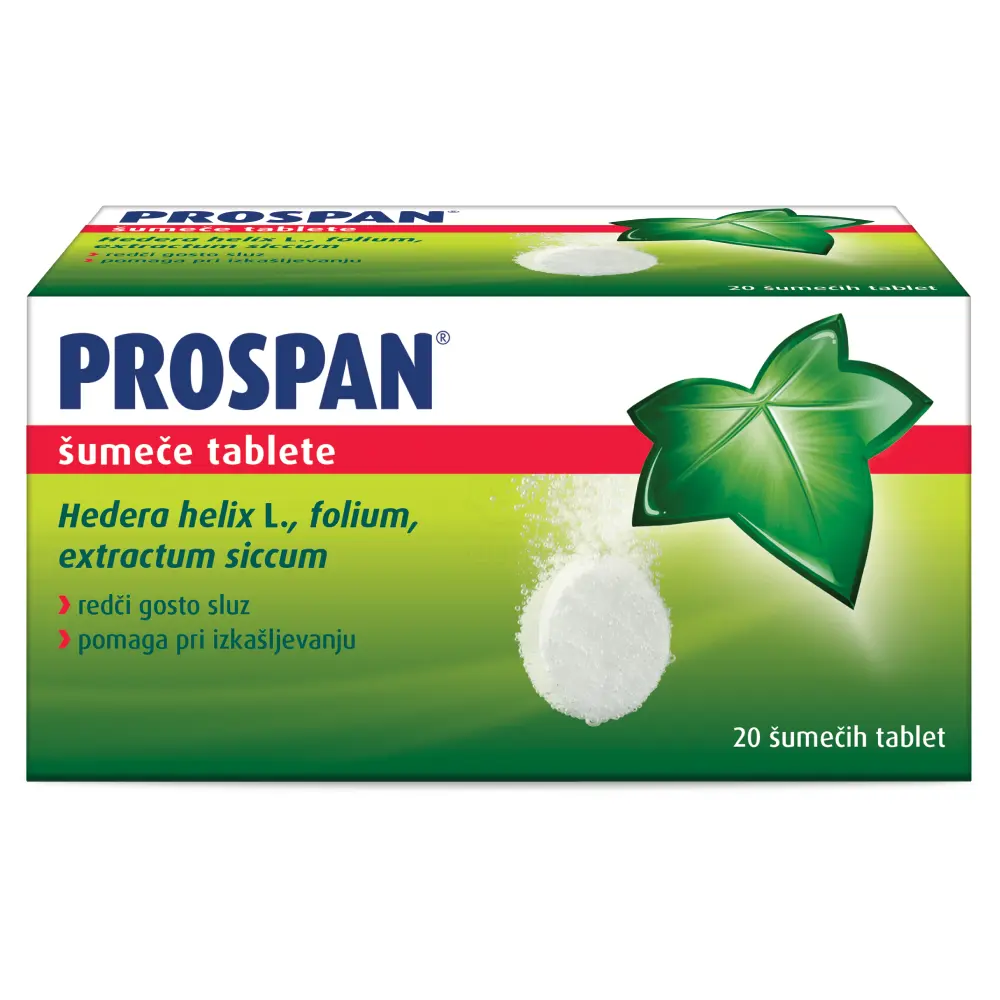 Prospan šumeče tablete, (20 šumečih tablet)