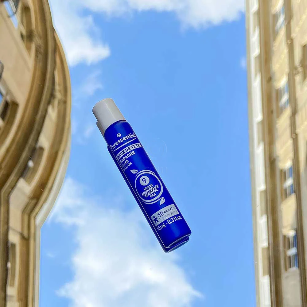Puressentiel Migra Pure Roll-on proti glavobolu z 9 eteričnimi olji (5 ml)