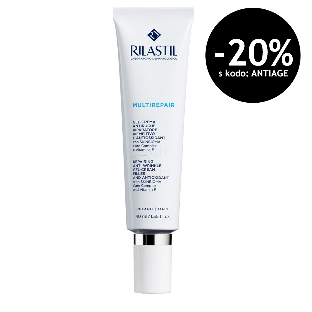 Rilastil Multirepair, gel krema za obraz proti gubam (40 ml)
