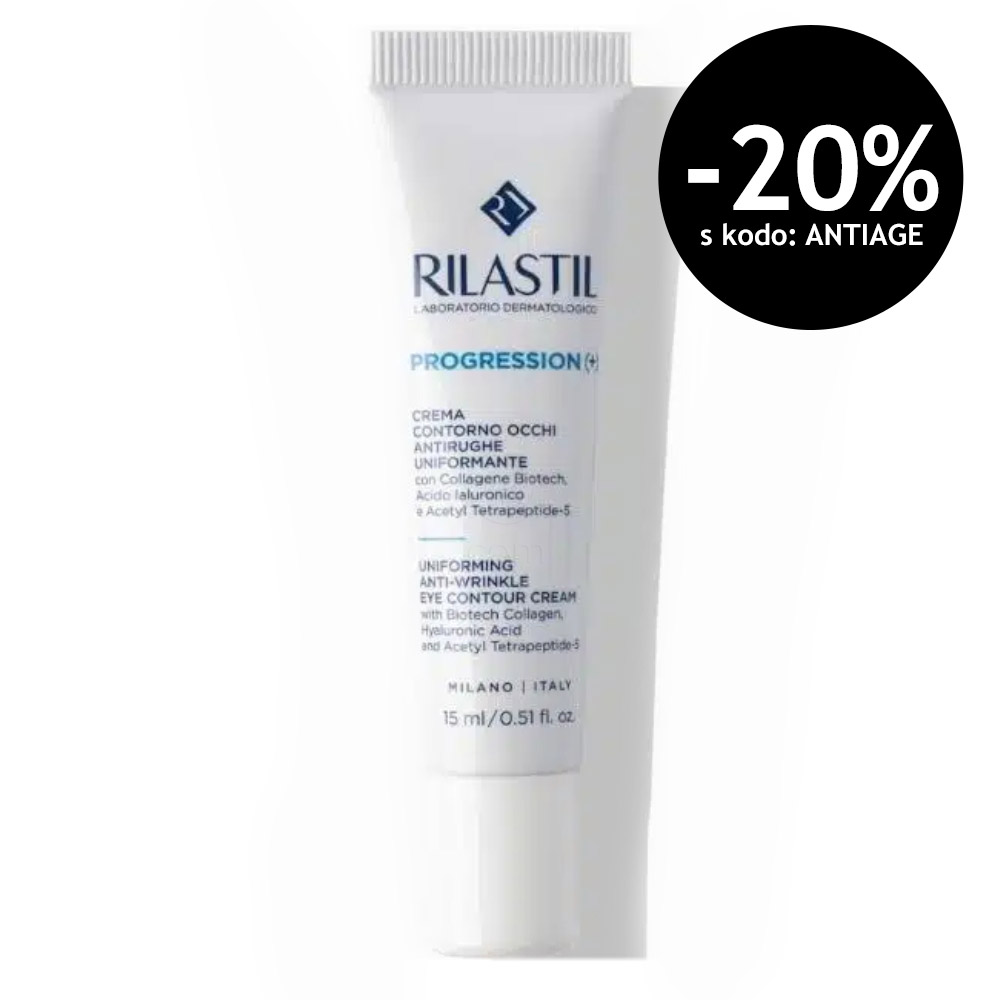 Rilastil Progression (+), krema za konturo oči (15 ml)