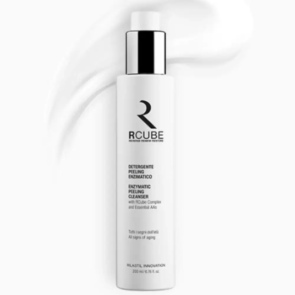 Rilastil RCube, encimiski čistilni piling (200 ml)