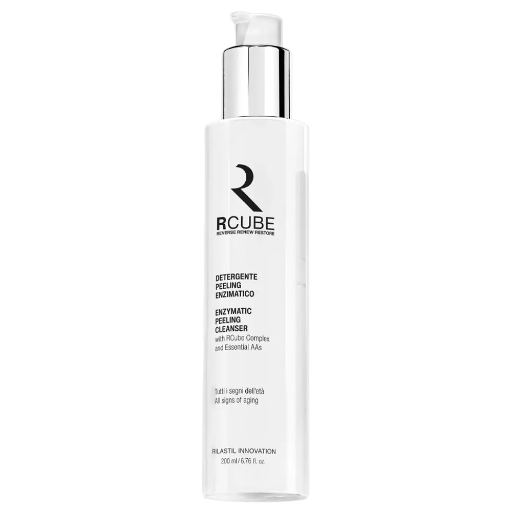 Rilastil RCube, encimiski čistilni piling (200 ml)