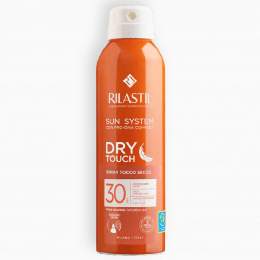 Rilastil Sun System Dry Touch, sprej za zaščito pred soncem ZF30 (200 ml)