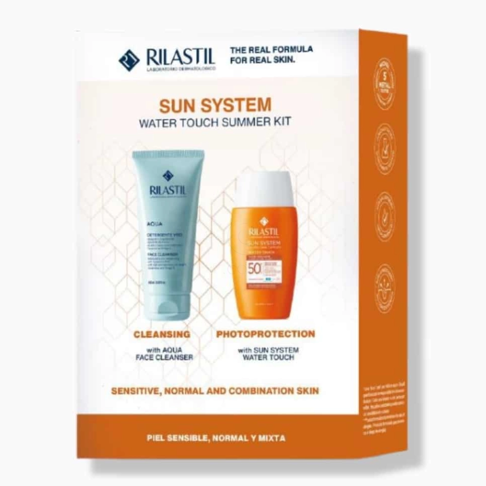 Rilastil Sun System, paket za čiščenje in zaščito (50 ml + 100 ml)
