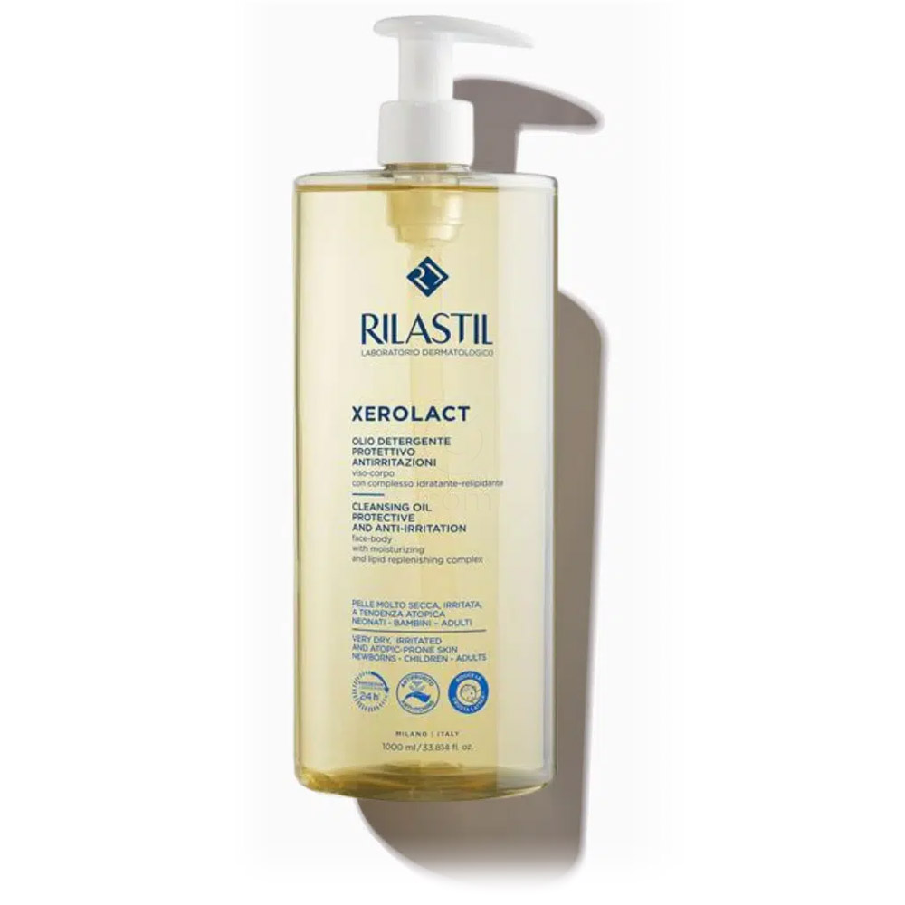 Rilastil Xerolact, čistilno olje (1000 ml)
