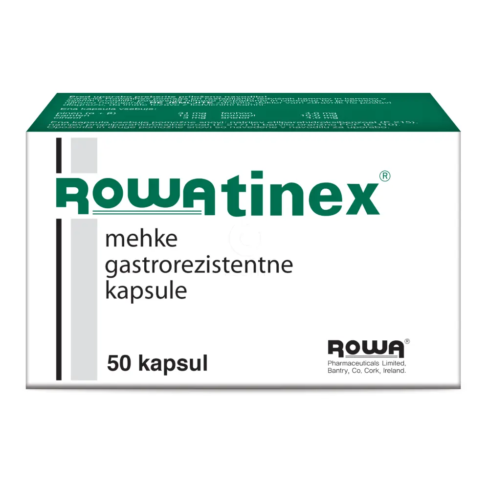 Rowatinex, gastrorezistentne mehke kapsule (50 kapsul)