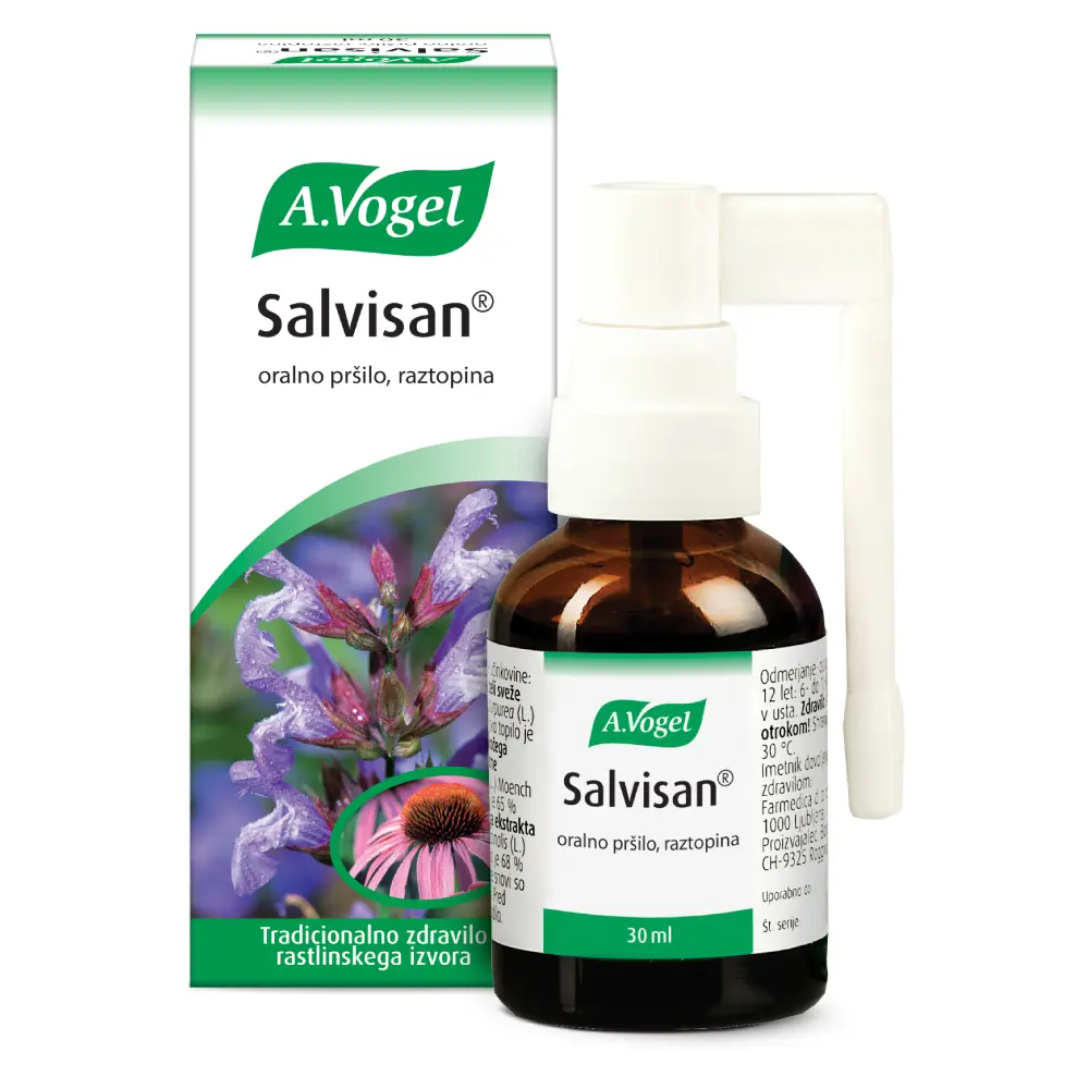 Salvisan oralno pršilo, raztopina (30 ml)
