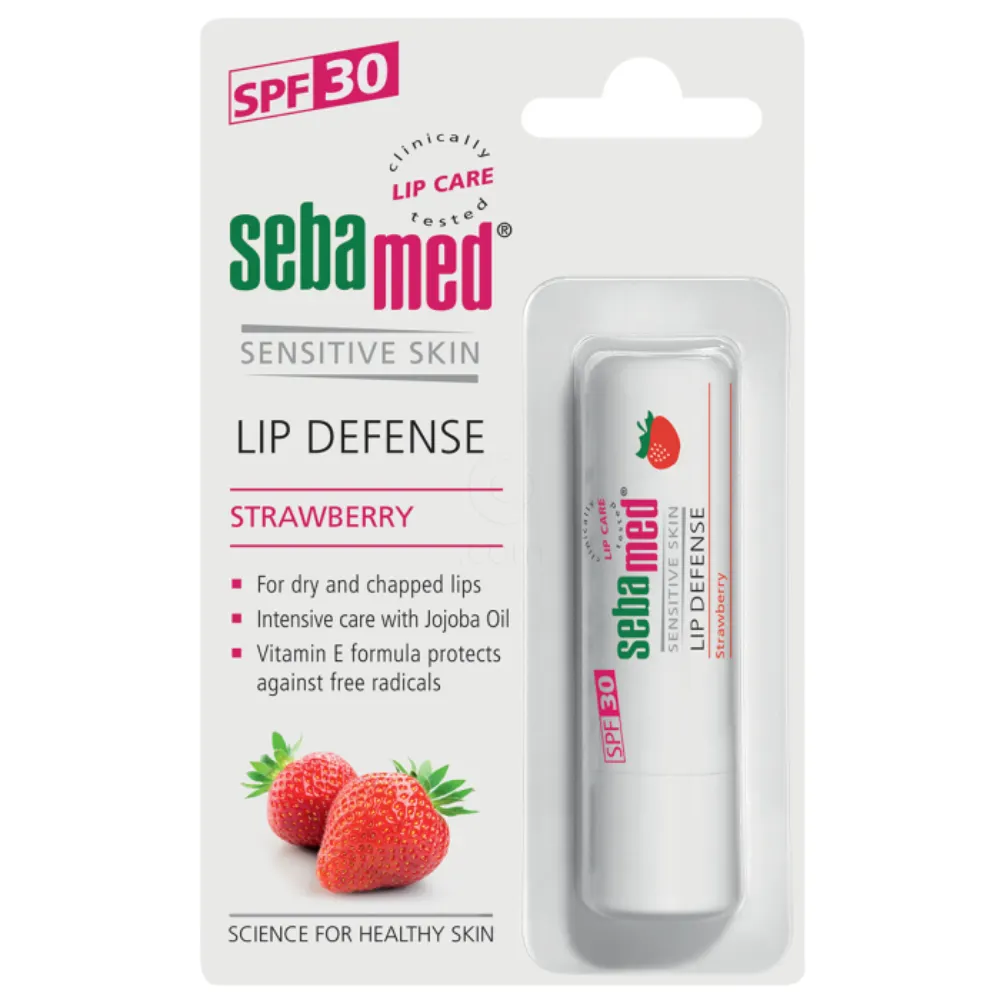 Sebamed Skin Balm, balzam za ustnice - jagoda - ZF30 (4,8 g)