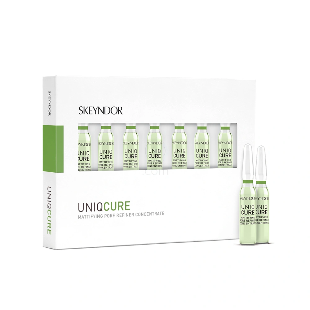 Skeyndor Uniqcure Mattifying Refiner Concentrate, ampule za matiran videz (7 x 2 ml)
