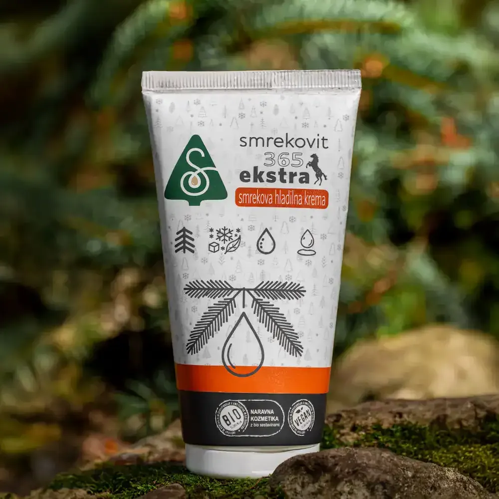 Smrekovit 365 Ekstra, smrekova hladilna krema - tuba (150 ml)