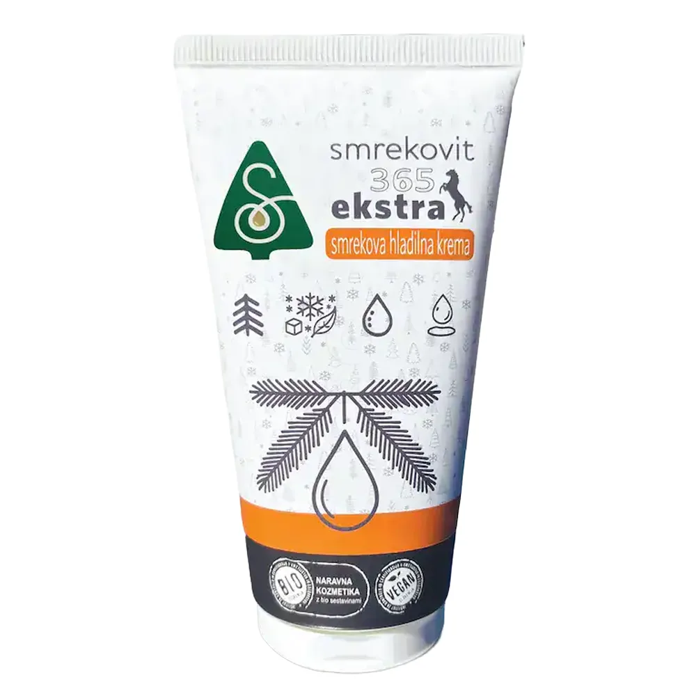 Smrekovit 365 Ekstra, smrekova hladilna krema - tuba (150 ml)