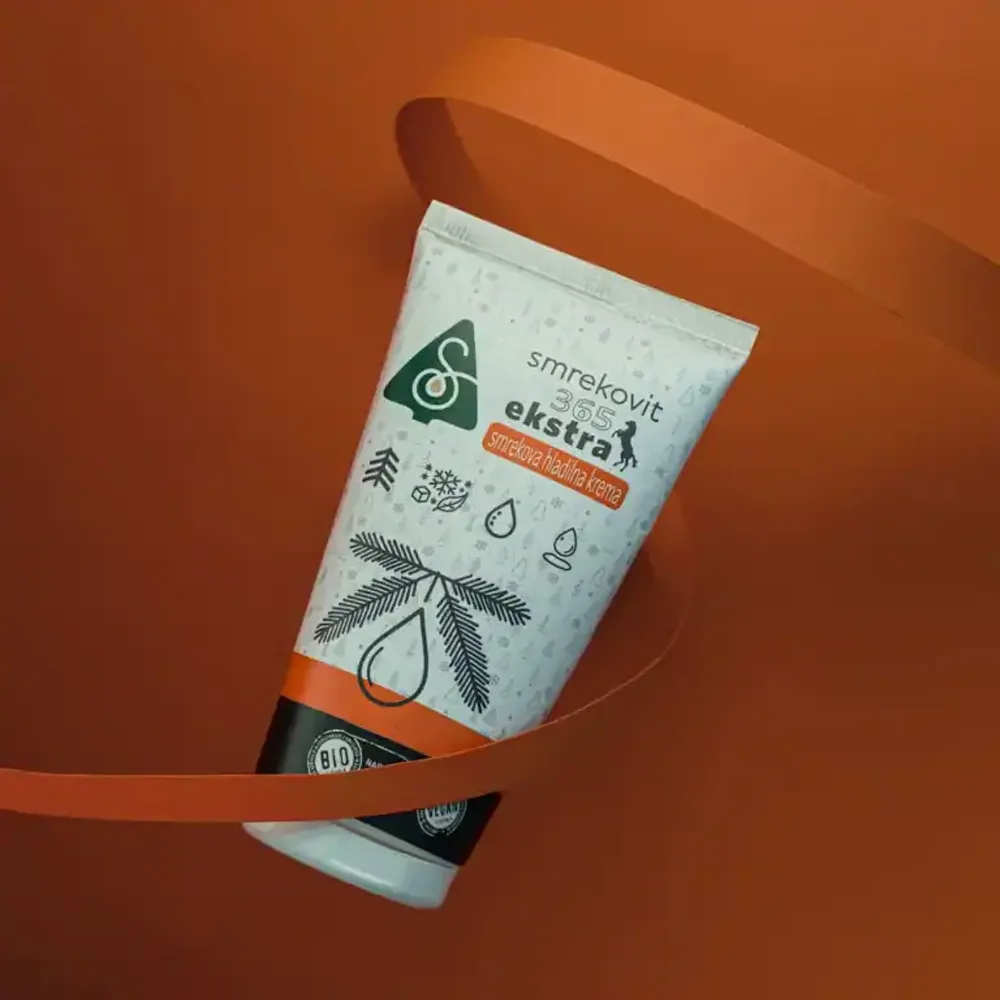 Smrekovit 365 Ekstra, smrekova hladilna krema - tuba (150 ml)