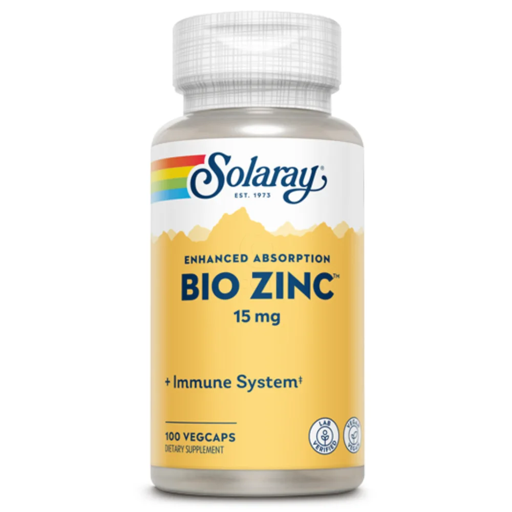 Solaray Bio Zinc, kapsule (100 kapsul)