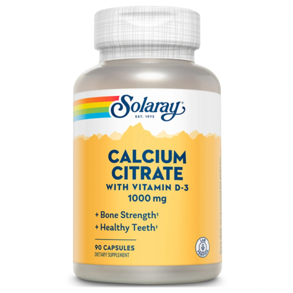 Solaray Calcium Citrate, kapsule (90 kapsul)