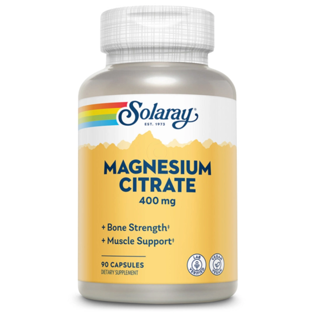 Solaray Magnesium Citrate, kapsule (90 kapsul)