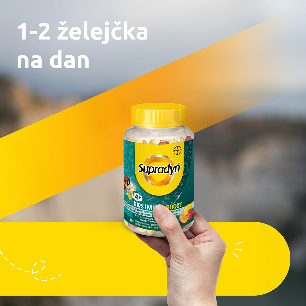 Supradyn Kids Imuno Boost, želejčki (100 želejčkov)