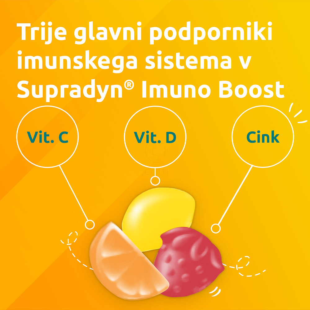 Supradyn Kids Imuno Boost, želejčki (100 želejčkov)