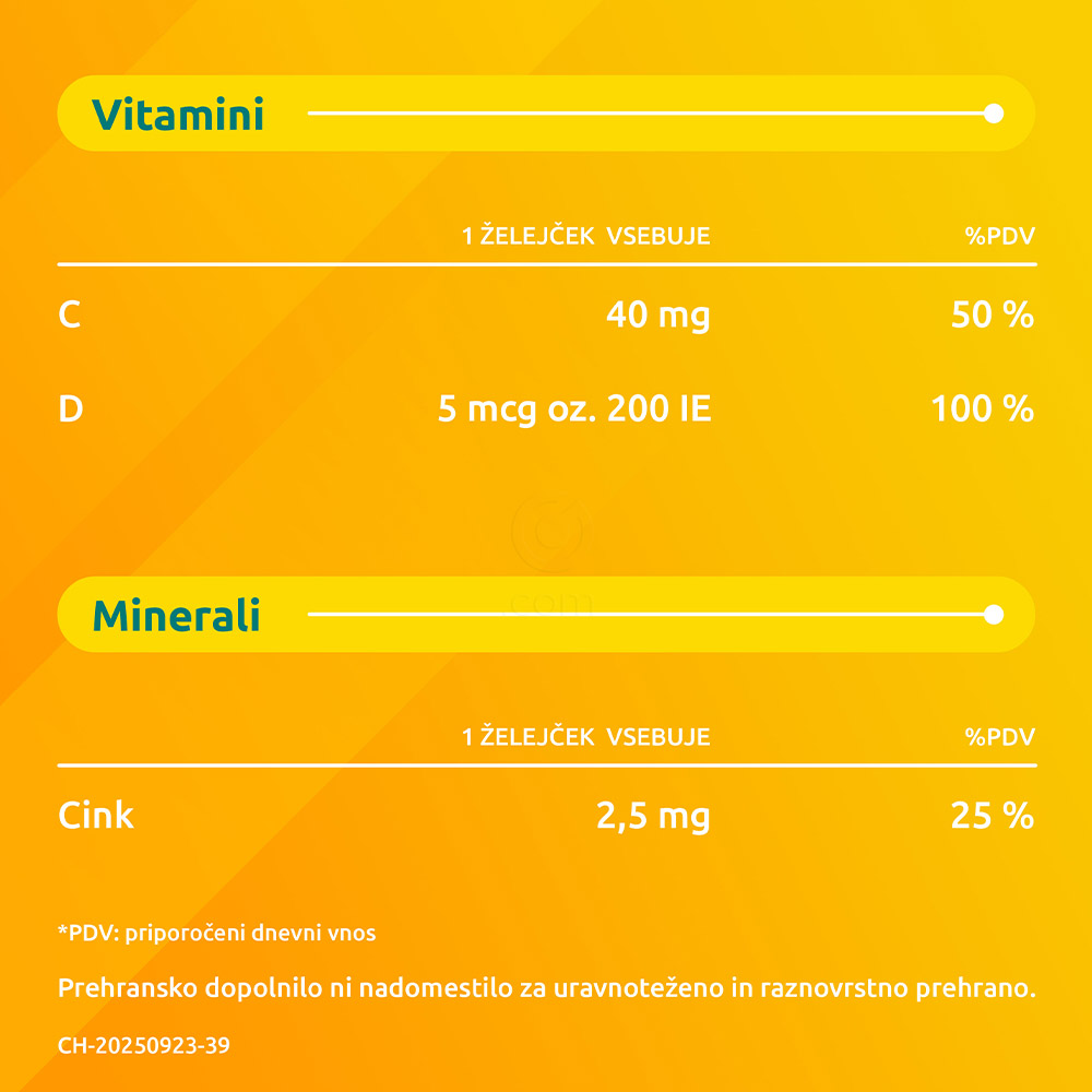 Supradyn Kids Imuno Boost, želejčki (100 želejčkov)