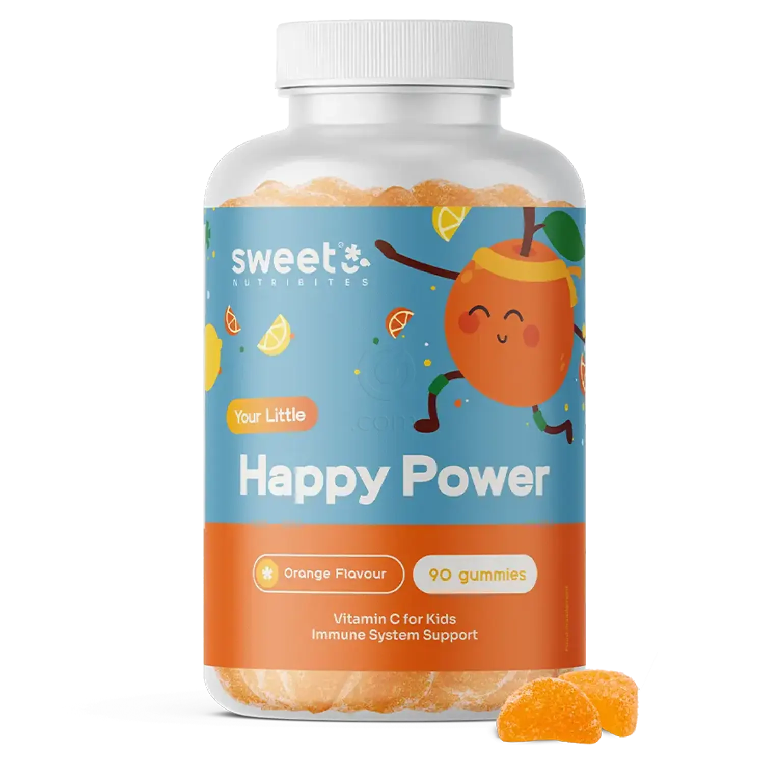 Sweet Nutribites Happy Power Vitamin C za otroke, gumijasti bonboni (90 bonbonov)