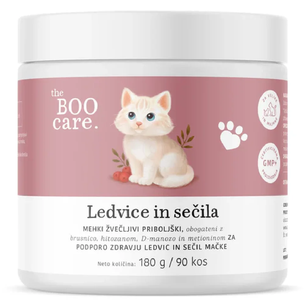 The BOO Care, dopolnilni priboljški za mačke - ledvice in sečila (90 priboljškov)