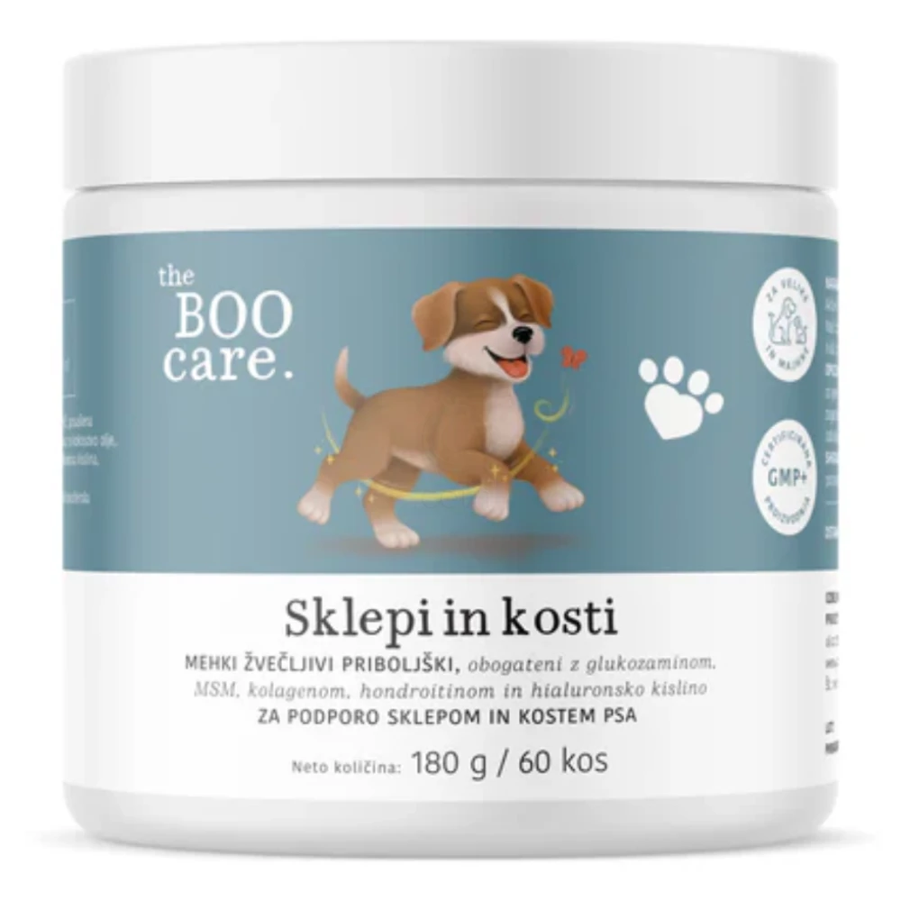 The BOO Care, dopolnilni priboljški za pse - sklepi in kosti (60 priboljškov)